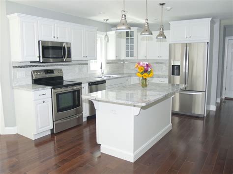 pictures of white cabinets with stainless steel appliances|mixing white and stainless appliances.